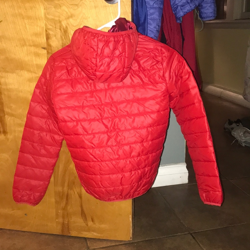 Red Down Coat - image 3